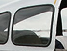 Front Canopy Window (Right)(Requires Rubber Channel Mount) - Navion A, B, D, E, F