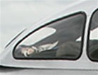 Rear Canopy Window (Right)(Requires Rubber Channel Mount) - Navion A, B, D, E, F