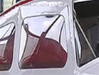 Front Pilot Entry Door Window (Left) - Beechcraft Musketeer 19 thru B19, 23 thru C23, 24 thru A24