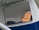Door Window (Left or Right) - Cessna 120, 140, 140A, 150