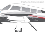 Windshield - Cessna 320, 320A, 320C, 320D Skyknight