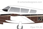 Windshield (Left or Right) - Piper Comanche PA-30/39