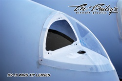 RV-10 Clear Wing tip lenses (left)