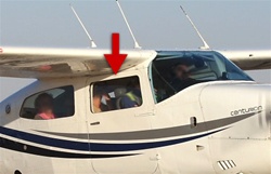 Cessna Centurion 210 Door Window (Left or Right)